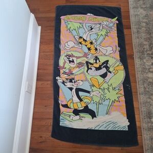 Vintage Looney Toons Beach Towel (1989)